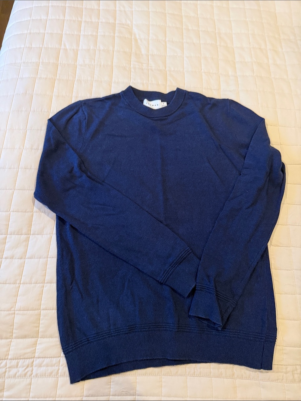 Topman Deep Navy Crewneck Sweater